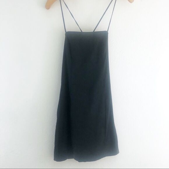 Zara black strap line Blend mini dress size S. New with tags - Picture 2 of 3
